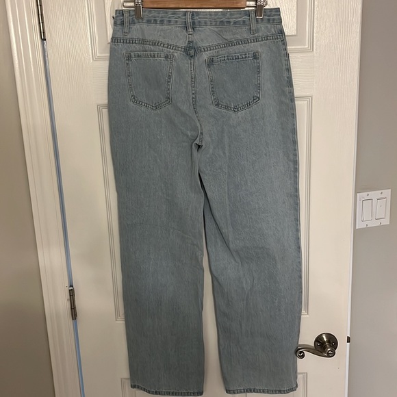 Women’s tall wide leg jeans light wash - Picture 3 of 4